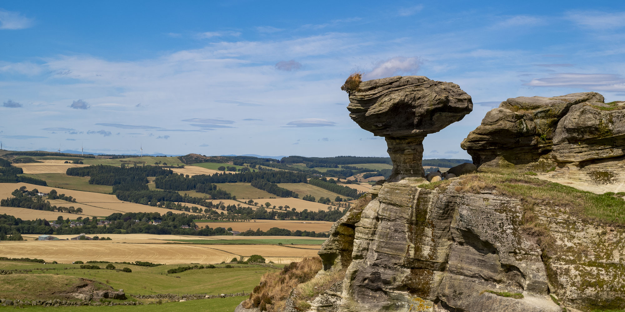 Bunnet Stone in Fife, Scotland