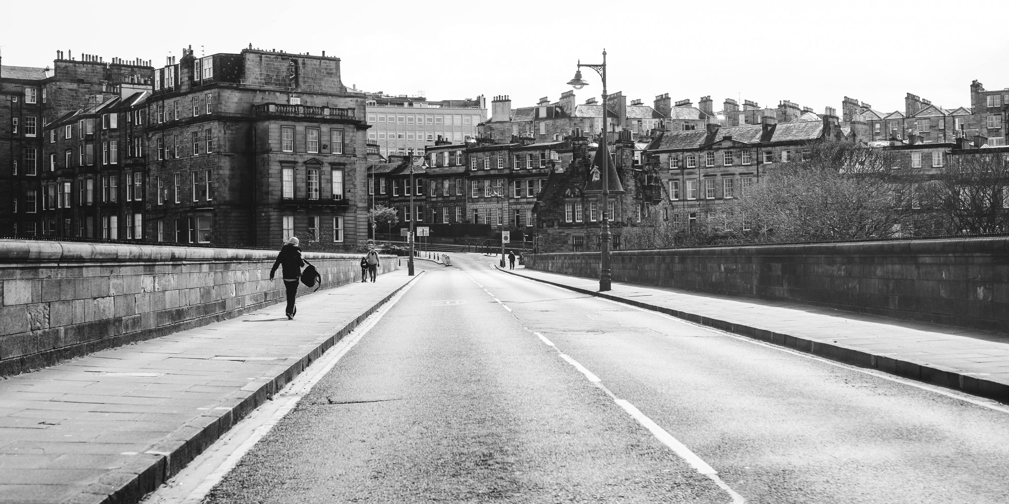 Edinburgh during lockdown in April 2020