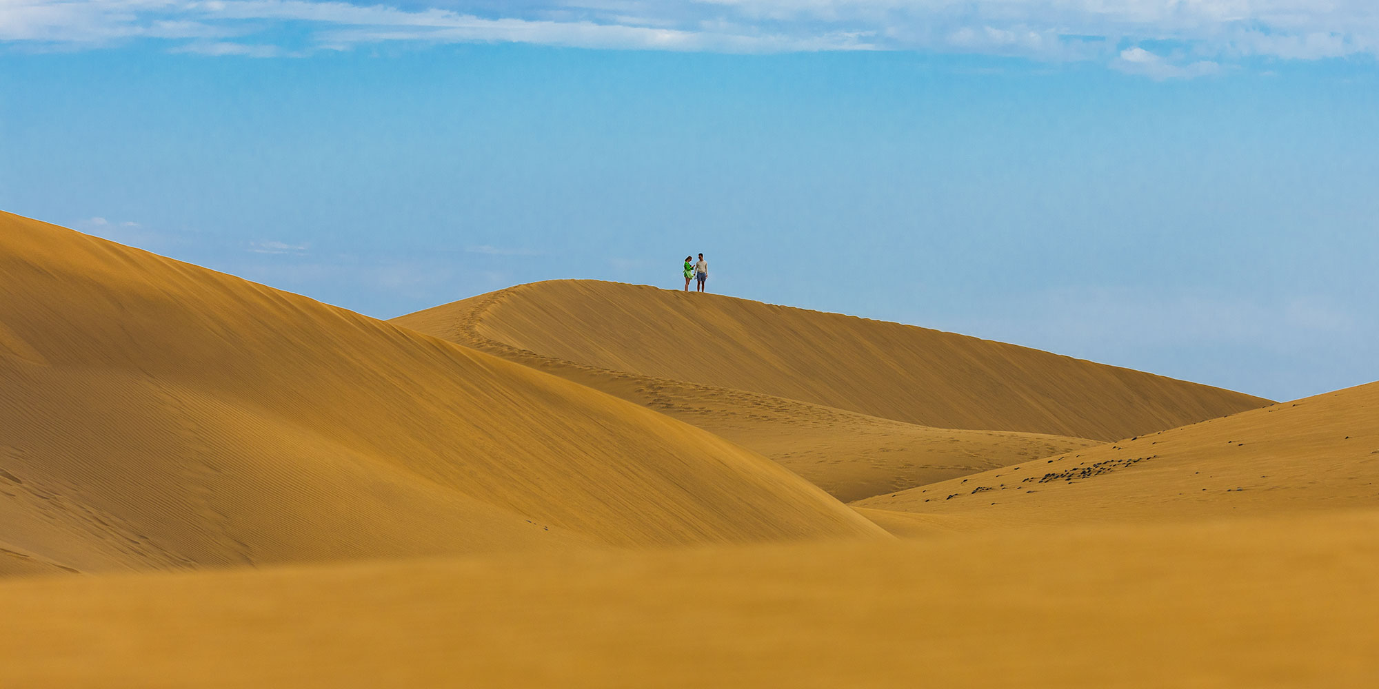 Maspalomas dunes in Gran Canaria